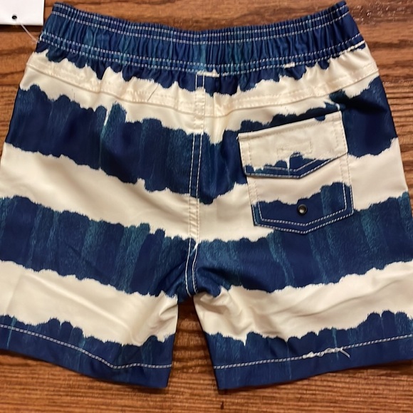 NWT Sovereign code Boys Swim disruptor Trunks Striped Moc  Fly size 4 - Picture 7 of 8